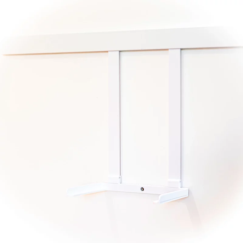 Extender front side with wall mount